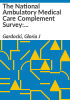 The_National_Ambulatory_Medical_Care_Complement_Survey