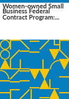 Women-owned_small_business_federal_contract_program